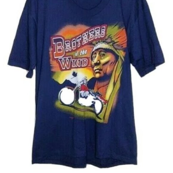 M.J. Soffe T Shirt Tee  Brothers Of The Wind Large - Picture 3 of 6